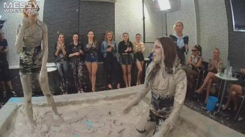 Messy Wrestling: Freak Up Your Fancy With A Full Body Blast Of Mud! Screencap 17 on www.sinx.com