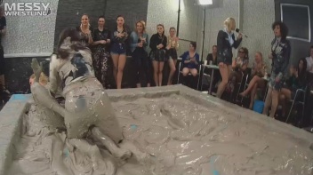 Messy Wrestling: Freak Up Your Fancy With A Full Body Blast Of Mud! Screencap 18 on www.sinx.com