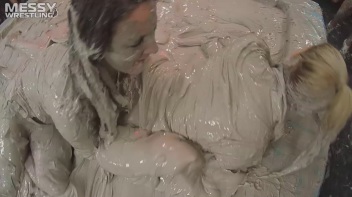 Messy Wrestling: Freak Up Your Fancy With A Full Body Blast Of Mud! Screencap 35 on www.sinx.com