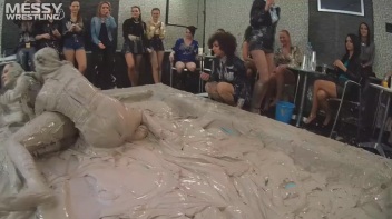 Messy Wrestling: Freak Up Your Fancy With A Full Body Blast Of Mud! Screencap 65 on www.sinx.com