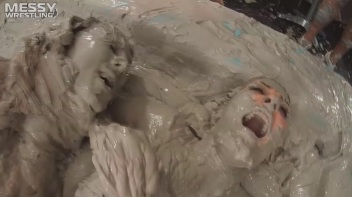 Messy Wrestling: Freak Up Your Fancy With A Full Body Blast Of Mud! Screencap 76 on www.sinx.com