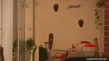 Pizza and Piss Orgy Screencap 1 on www.sinx.com