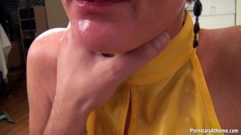 POV Chick Covered In Cream, Piss, and Cum! Screencap 90 on www.sinx.com