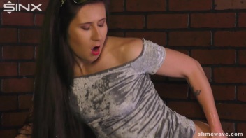 Gloryhole Dildo Does Her Good And Covers Her In Goo Screencap 29 on www.sinx.com