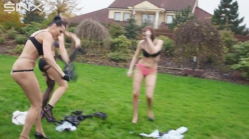 Clothes Ripping Catfight For Stunning Trio Screencap 41 on www.sinx.com