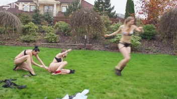 Clothes Ripping Catfight For Stunning Trio Screencap 53 on www.sinx.com
