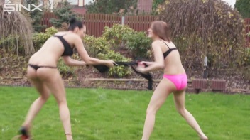 Clothes Ripping Catfight For Stunning Trio Screencap 57 on www.sinx.com