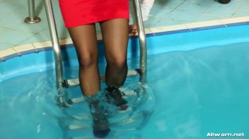 Taking A Dip With Her Doggie Screencap 71 on www.sinx.com