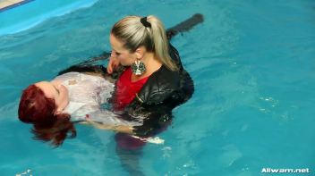 Taking A Dip With Her Doggie Screencap 82 on www.sinx.com