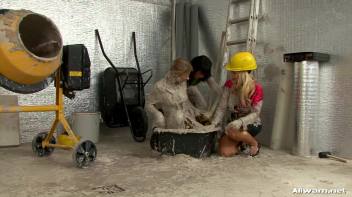 Doused in Wet Cement Screencap 23 on www.sinx.com