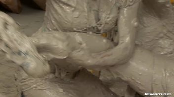 Doused in Wet Cement Screencap 36 on www.sinx.com