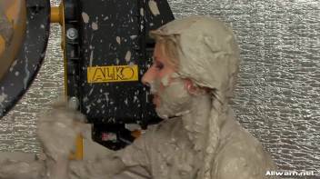 Doused in Wet Cement Screencap 37 on www.sinx.com