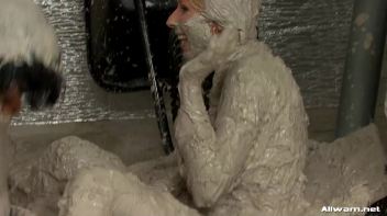 Doused in Wet Cement Screencap 41 on www.sinx.com