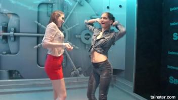 Young and flexible chicks getting wet Screencap 45 on www.sinx.com