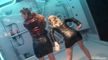 Young and flexible chicks getting wet Screencap 68 on www.sinx.com