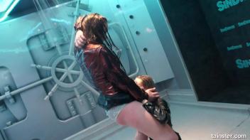 Young and flexible chicks getting wet Screencap 73 on www.sinx.com