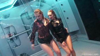 Young and flexible chicks getting wet Screencap 76 on www.sinx.com