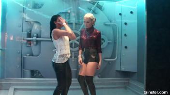 Young and flexible chicks getting wet Screencap 8 on www.sinx.com