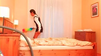 Cleaning Lady Cleans Up His Cum! Screencap 8 on www.sinx.com