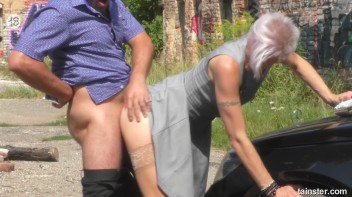 Blonde Bimbo Hitch Hiker Loves His Piss Screencap 43 on www.sinx.com