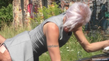 Blonde Bimbo Hitch Hiker Loves His Piss Screencap 45 on www.sinx.com