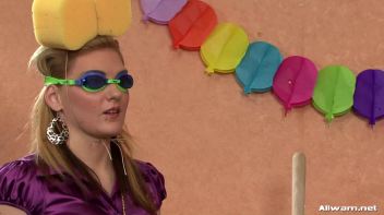 Eurobabe Oil Splatter! Screencap 7 on www.sinx.com