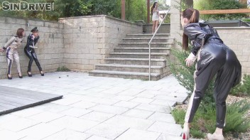 Cosplayers Samia Duarte, Misha Cross & Tina Hot Get A Fistful Of Mira Cuckold - Pussy & Ass Screencap 4 on www.sinx.com