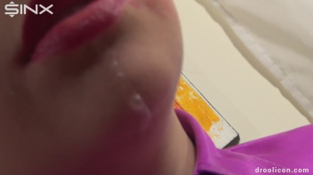 Gagged And Drooling, Making A Mess Of Herself Screencap 65 on www.sinx.com