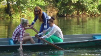 Boating Babes End Up Wet And Messy - Cam 1 Screencap 9 on www.sinx.com