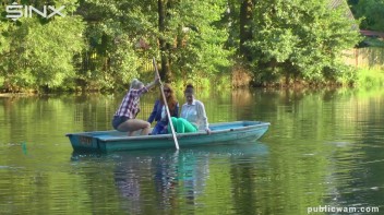 Boating Babes End Up Wet And Messy - Cam 1 Screencap 1 on www.sinx.com
