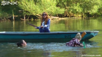 Boating Babes End Up Wet And Messy - Cam 1 Screencap 13 on www.sinx.com