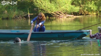 Boating Babes End Up Wet And Messy - Cam 1 Screencap 14 on www.sinx.com