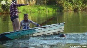 Boating Babes End Up Wet And Messy - Cam 1 Screencap 41 on www.sinx.com