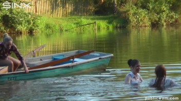 Boating Babes End Up Wet And Messy - Cam 1 Screencap 42 on www.sinx.com