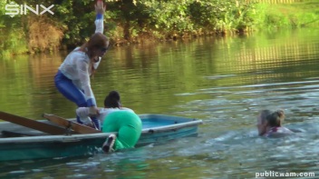 Boating Babes End Up Wet And Messy - Cam 1 Screencap 47 on www.sinx.com
