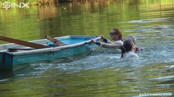 Boating Babes End Up Wet And Messy - Cam 1 Screencap 48 on www.sinx.com