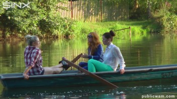 Boating Babes End Up Wet And Messy - Cam 1 Screencap 5 on www.sinx.com