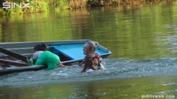 Boating Babes End Up Wet And Messy - Cam 1 Screencap 50 on www.sinx.com