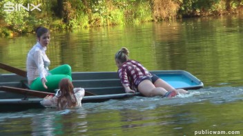 Boating Babes End Up Wet And Messy - Cam 1 Screencap 51 on www.sinx.com