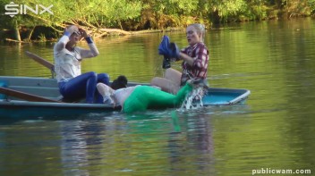 Boating Babes End Up Wet And Messy - Cam 1 Screencap 54 on www.sinx.com