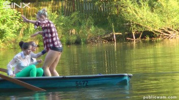 Boating Babes End Up Wet And Messy - Cam 1 Screencap 56 on www.sinx.com