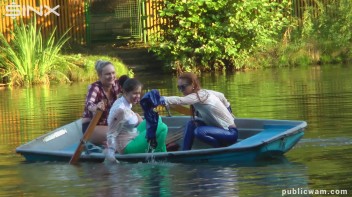 Boating Babes End Up Wet And Messy - Cam 1 Screencap 59 on www.sinx.com