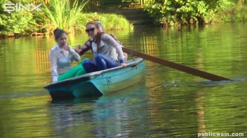 Boating Babes End Up Wet And Messy - Cam 1 Screencap 60 on www.sinx.com