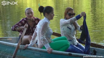 Boating Babes End Up Wet And Messy - Cam 1 Screencap 65 on www.sinx.com