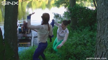 Boating Babes End Up Wet And Messy - Cam 1 Screencap 73 on www.sinx.com