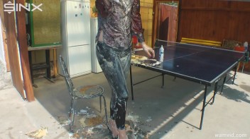 Cute blonde gets messy with pies Screencap 42 on www.sinx.com