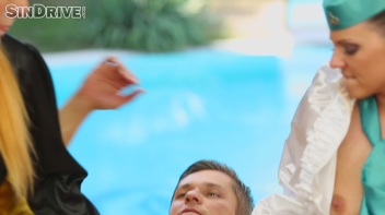 Simony Diamond: Shiny Satin Babes Love The Taste Of High-End Ass And Cum Screencap 110 on www.sinx.com