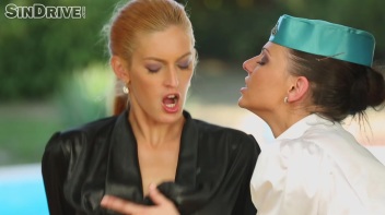 Simony Diamond: Shiny Satin Babes Love The Taste Of High-End Ass And Cum Screencap 115 on www.sinx.com