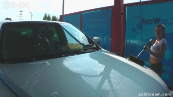 Playful Twins Get Drenched While Washing Car Screencap 32 on www.sinx.com