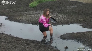 Spoilt Brat Loses It And Falls Into Muddy Puddle - Cam 1 Screencap 10 on www.sinx.com